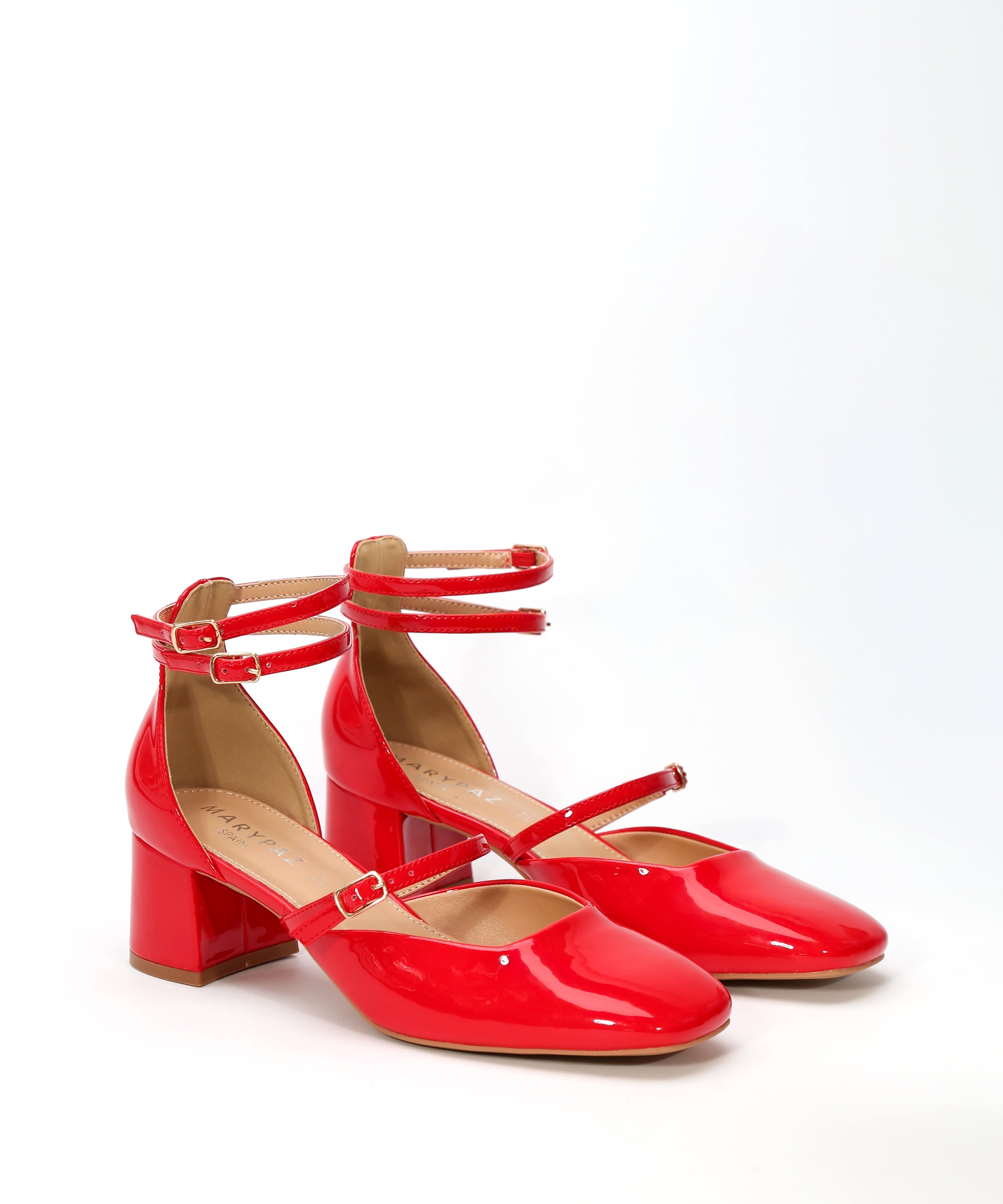 Zapatos tacón doble pulsera